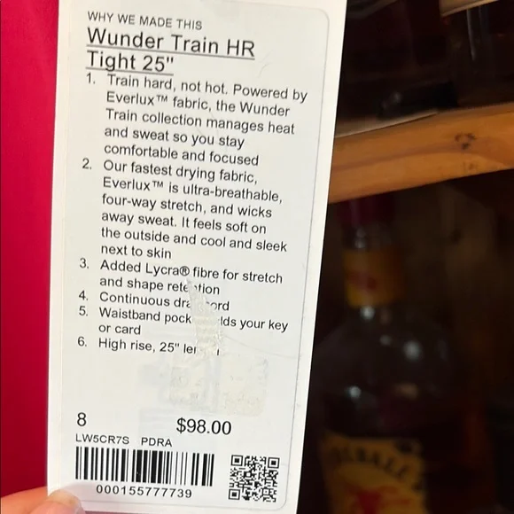 lululemon athletica Pink Wunder Train Leggings Vibrant 25 in - Picture 6 of 8